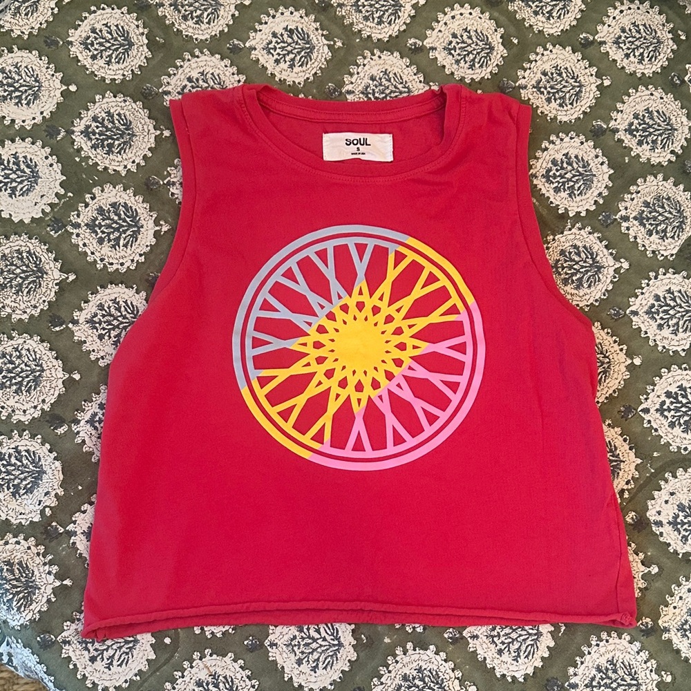 Soul Cycle cropped tank NEW
